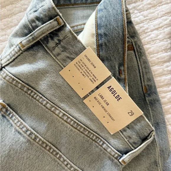 Agolde Lana Jean Mid Rise Vintage Straight